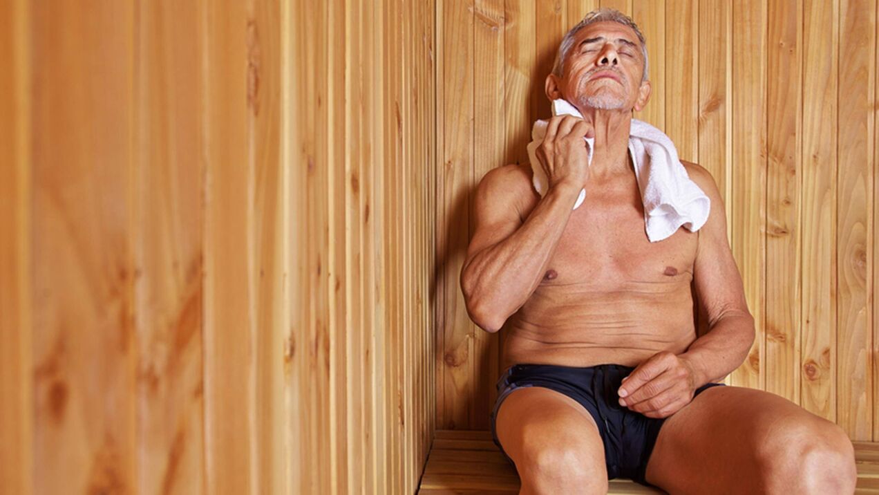 Visiting a Turkish bath has a beneficial effect on men's health